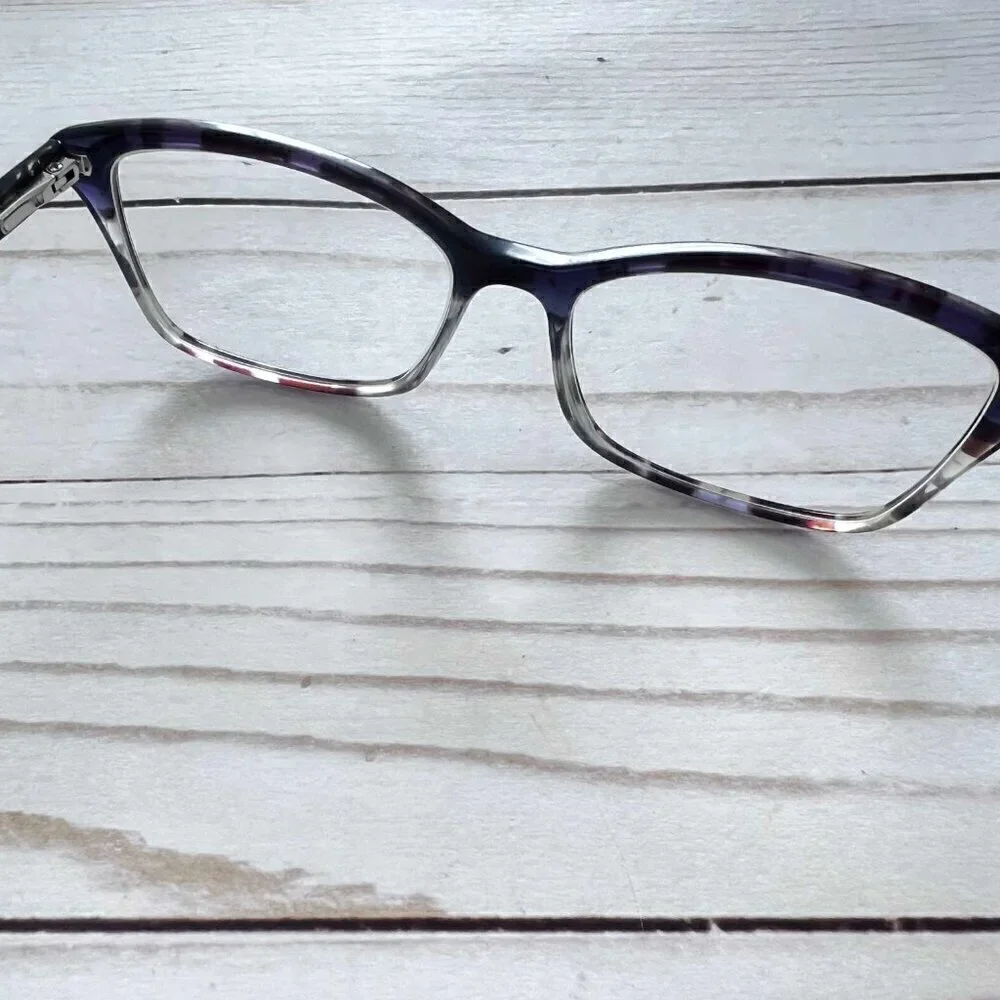 Verawang Tortoise Wayfarer Eyeglasses One Size